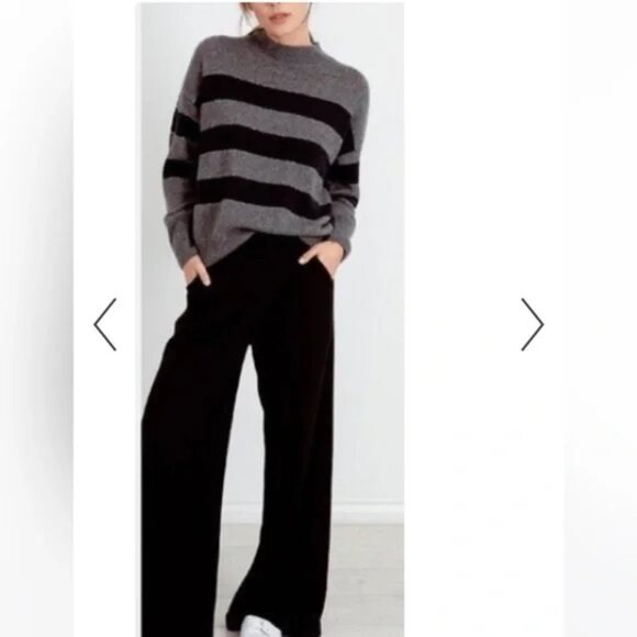 Rails / Ellise charcoal stripe sweater Size XS - Picture 3 of 5